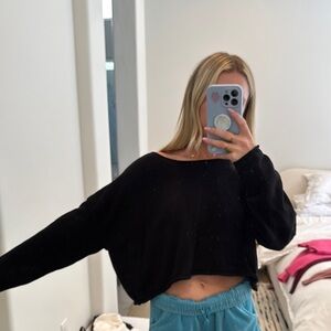 Brandy Melville Black Knit Top